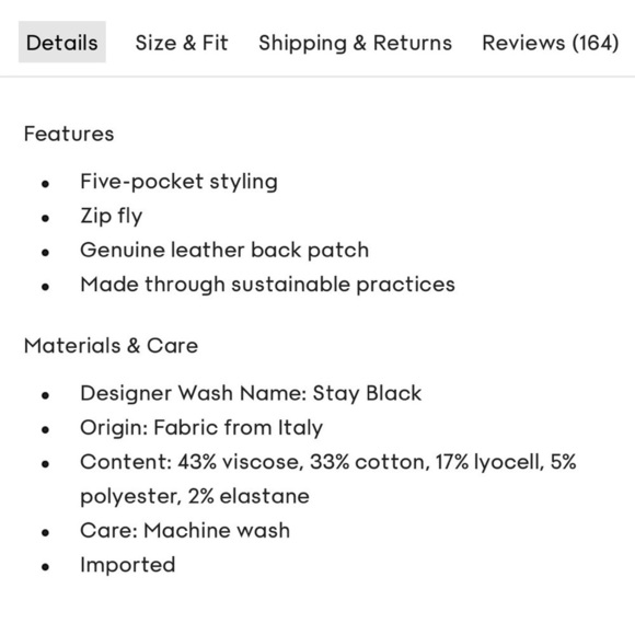 Aritzia Denim Forum Lola High Rise Skinny Black - Picture 11 of 11